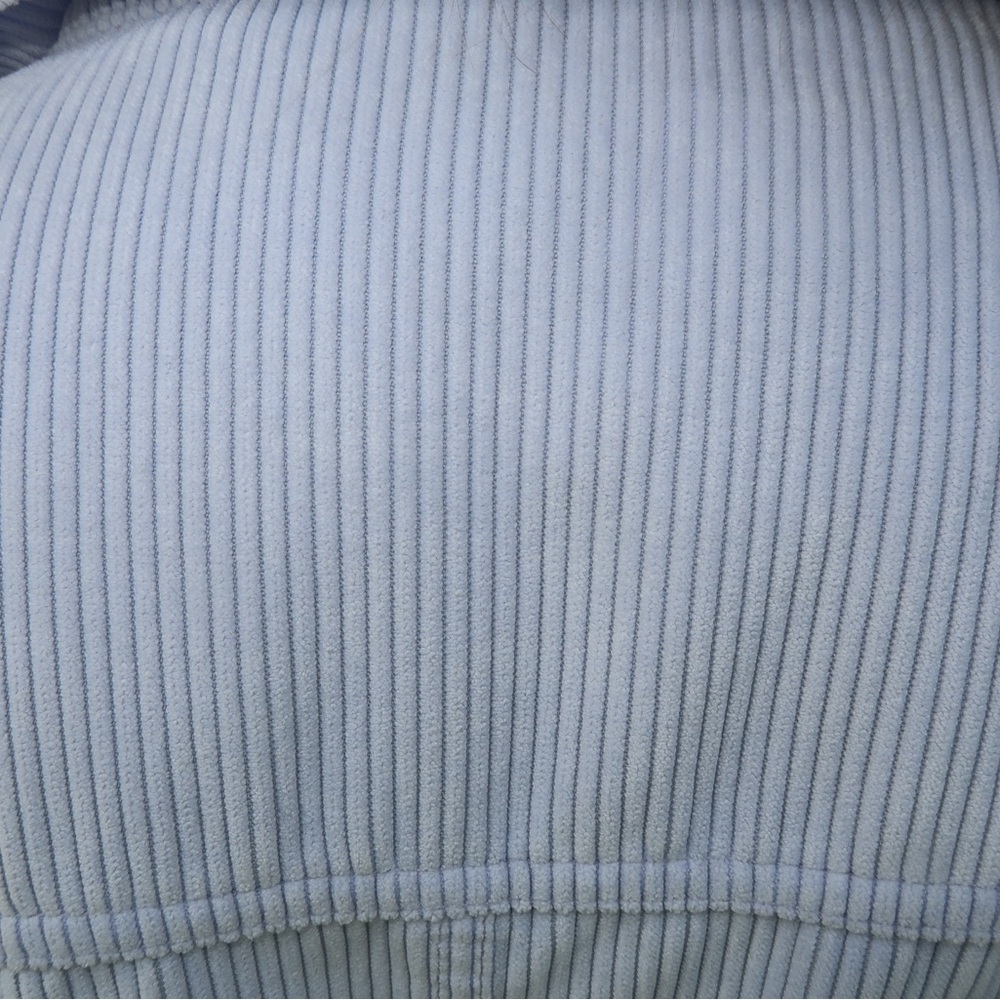 Light blue corduroy jacket w/collar - Picture 3 of 4